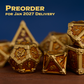 Trove Dice: Chestnut Cache Metal Dice Set
