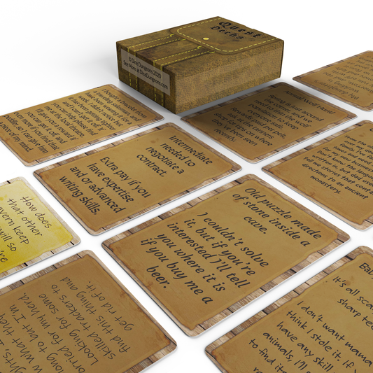 Quest Decks - card style quest prompts for rpg games.