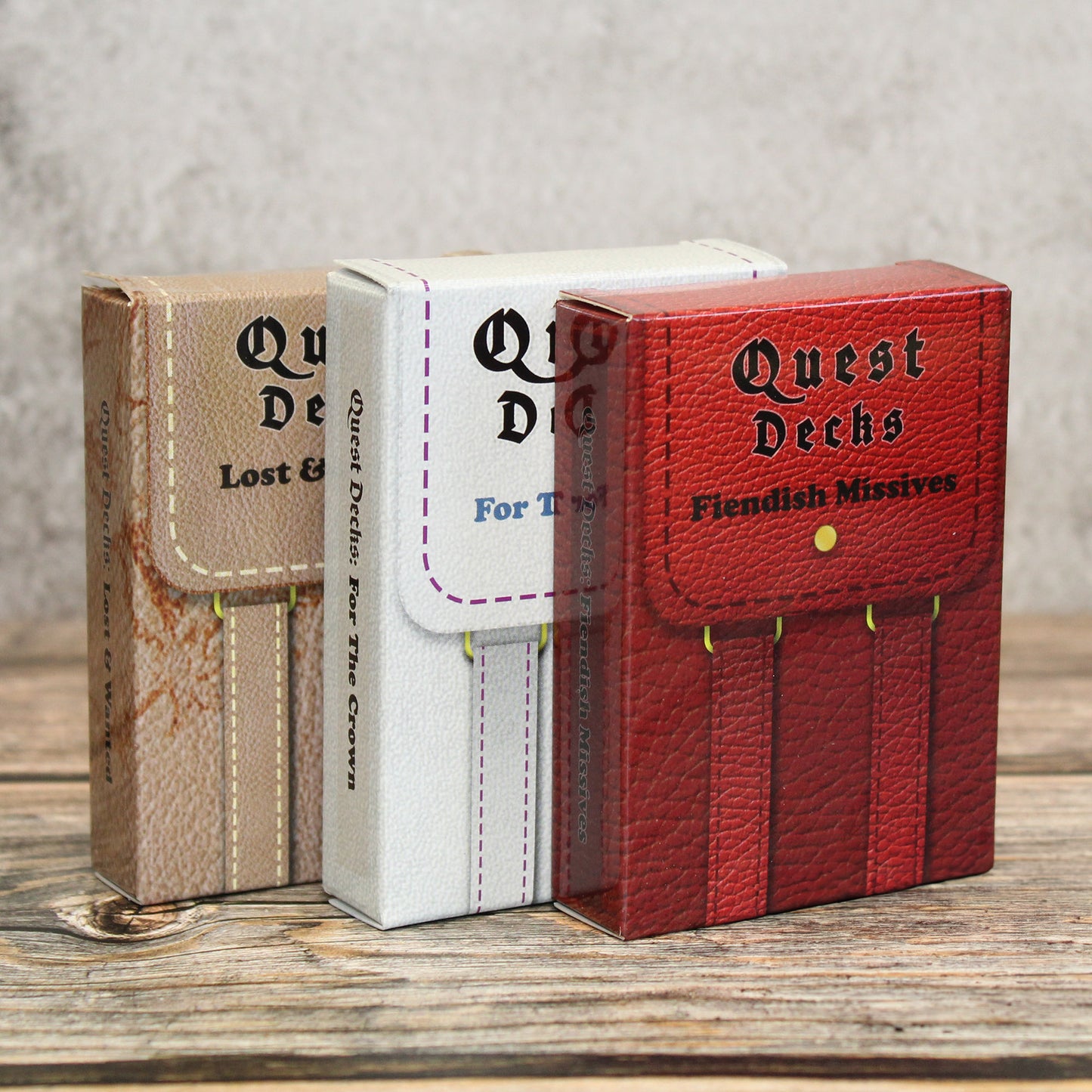 Bundle of Quest Decks - add more side quests to any RPG games.