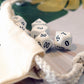 Metal Radiant White Dice Set