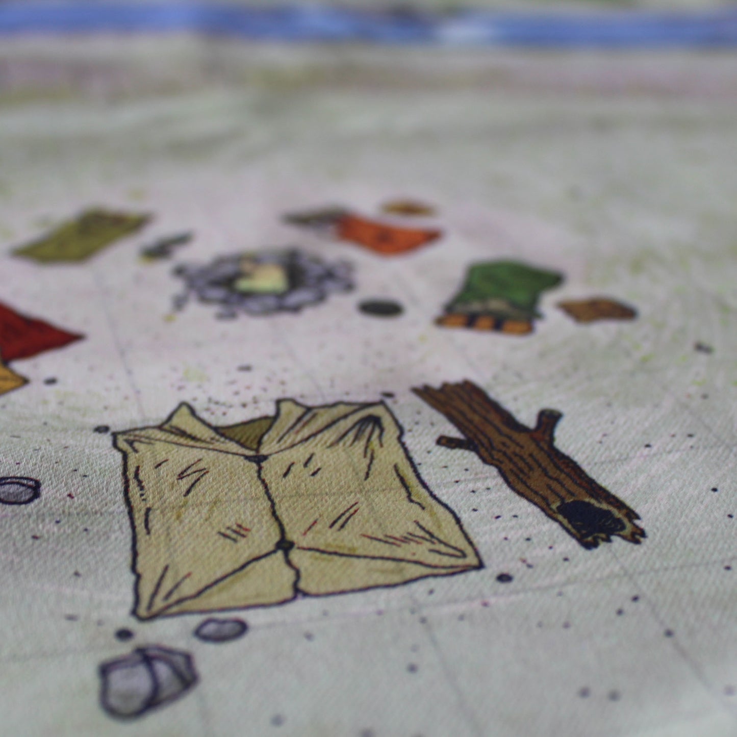 BattleCloth Map - Roadside Campsite