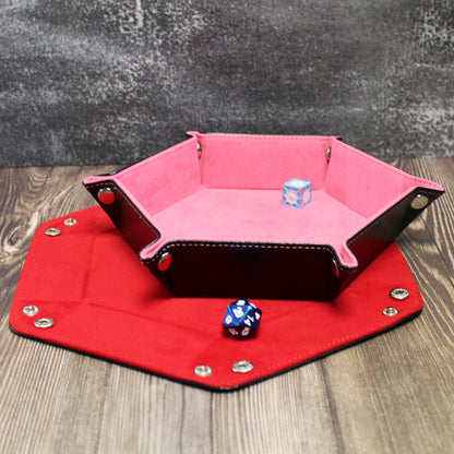 Folding Hexagonal Dice Tray