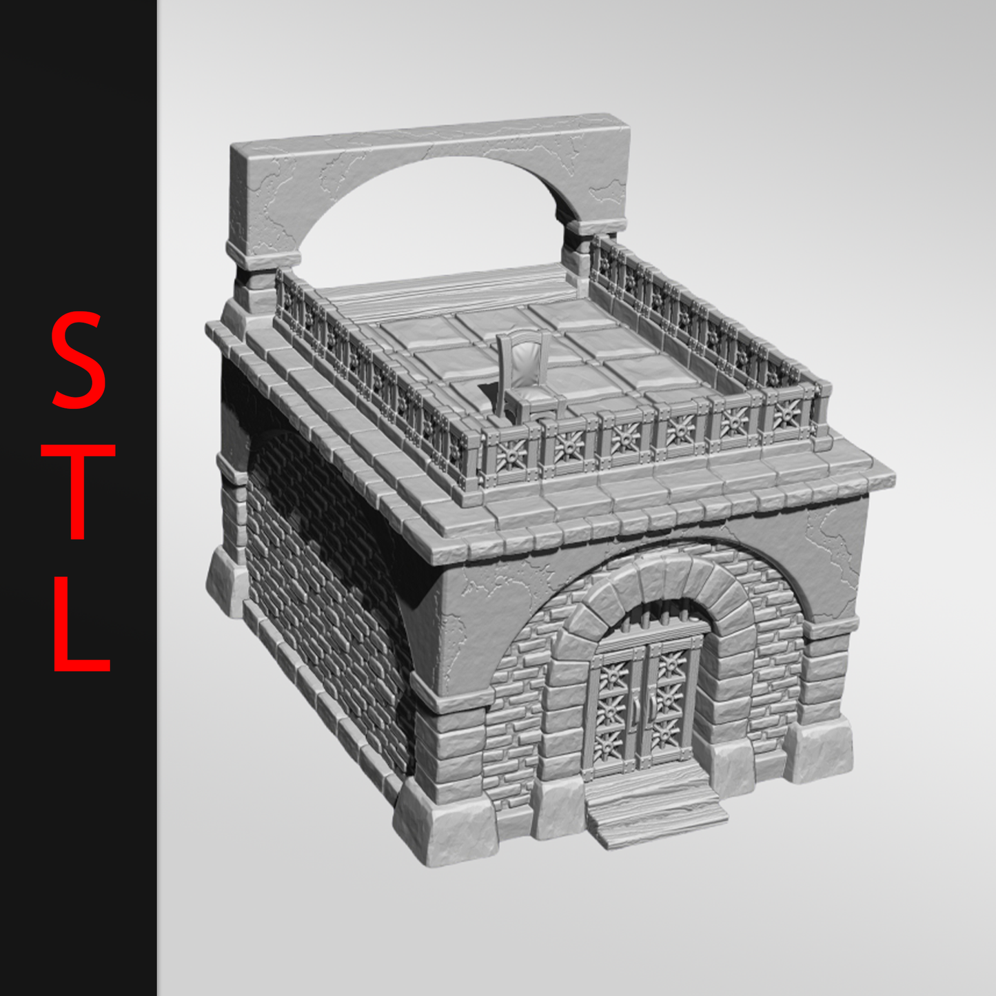 Arena Gate STL (3d Printable)