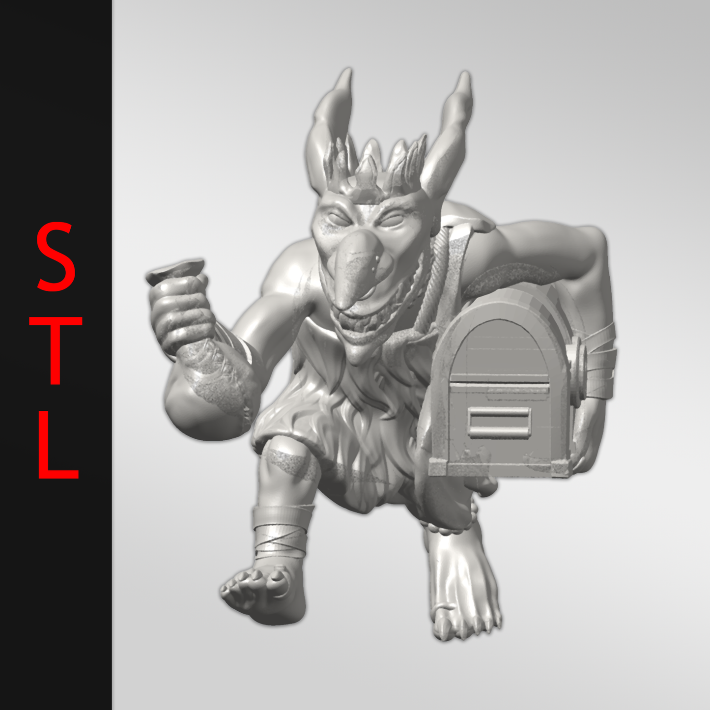 Blinking Goblin STL (3d Printable)