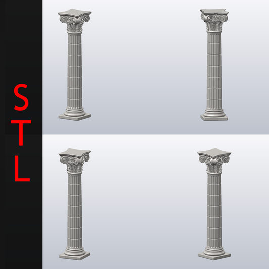 Arena Columns STL (3d Printable)