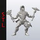 Raven Barbarian STL (3d Printable)