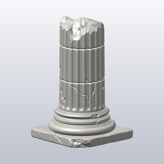 Ruined Columns STL (3d Printable)