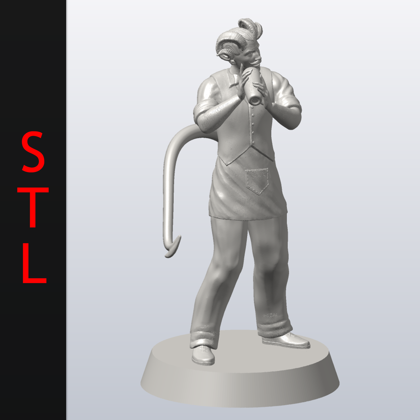 Speakeasy Bartender STL (3d Printable)