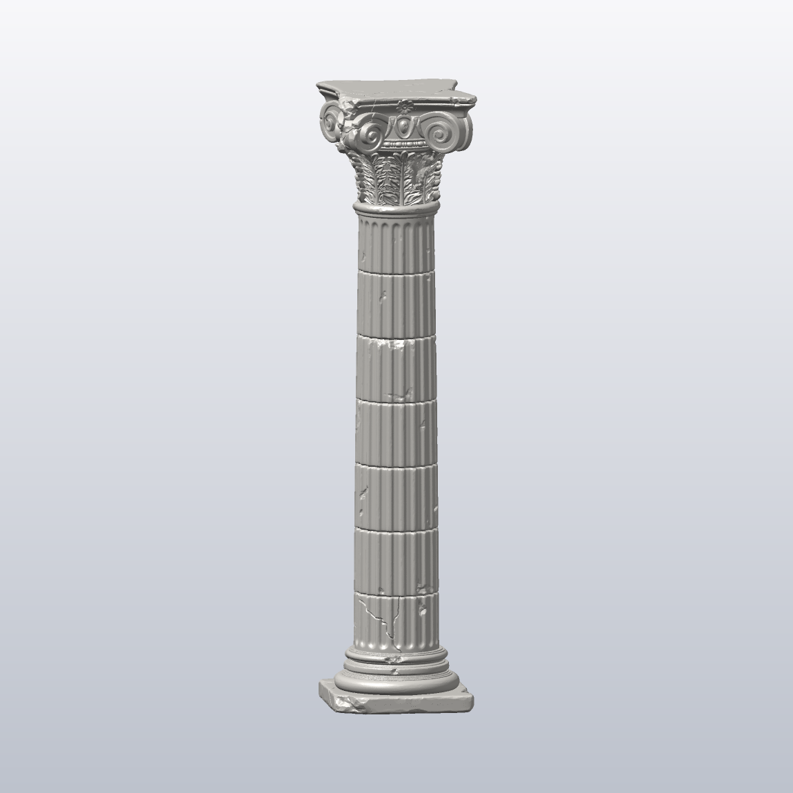 Worn Columns STL (3d Printable)