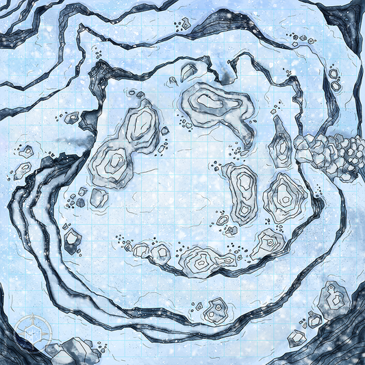 Image of a snowy battle map