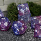 Frost Bound Spell Weave Shattered Glass Dice Set