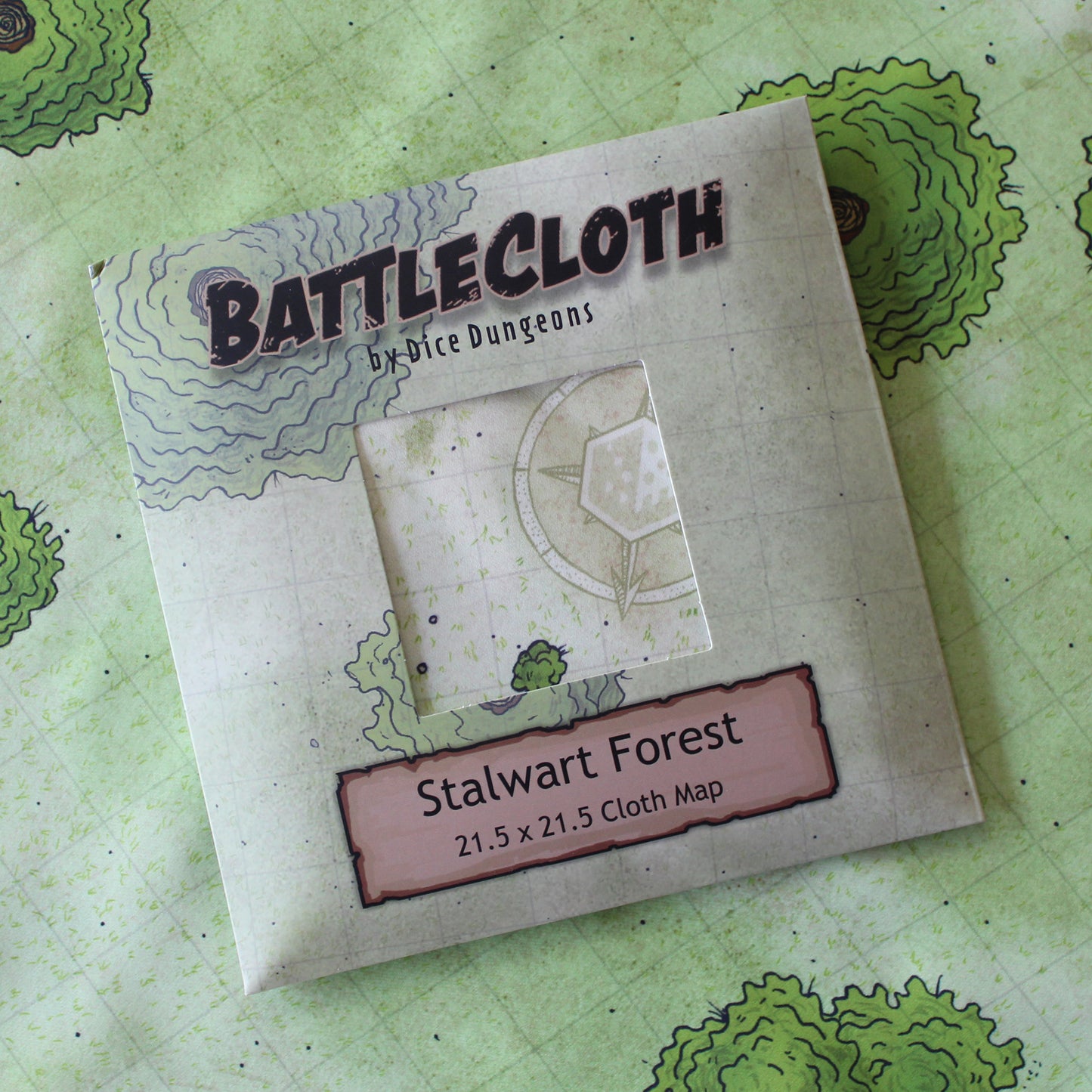 BattleCloth Map - The Stalwart Forest