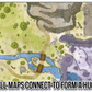 Cloth RPG Battle Map - Wave 1 - Six Pack
