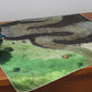 Cliffside path battlemap for dungeons and dragons.