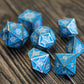 Blue dragon inspired dice.