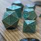 Glow in the dark dragon dice - d20 and d8