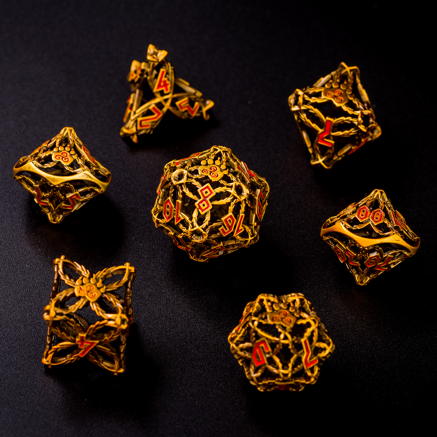 Arsenal Class Dice - Druid Cage Dice Set