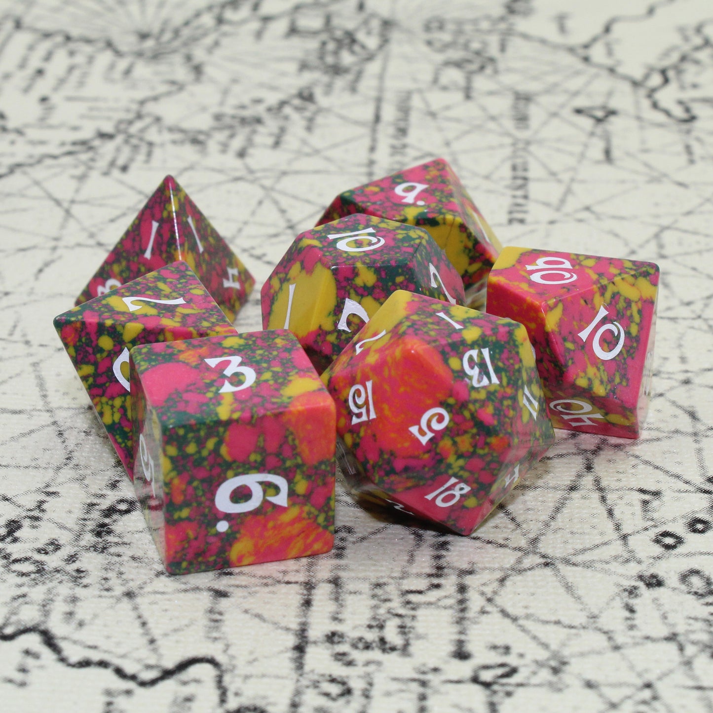 Space Candy Groovy Stone Dice Set