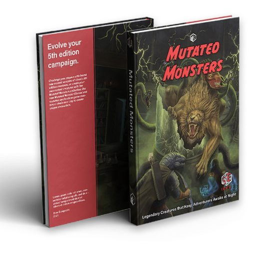 Mutated Monsters Hard Cover Book for 5e
