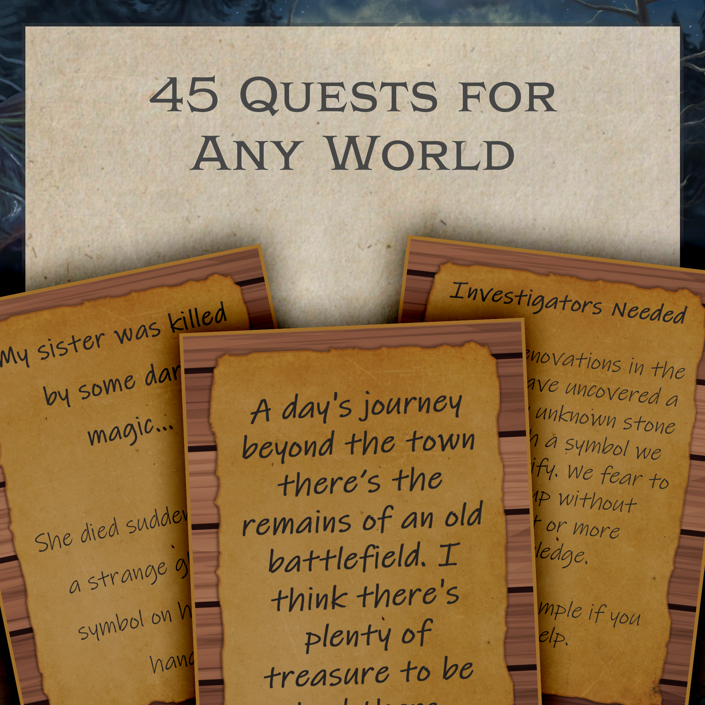 Quest Decks: The Notice Board