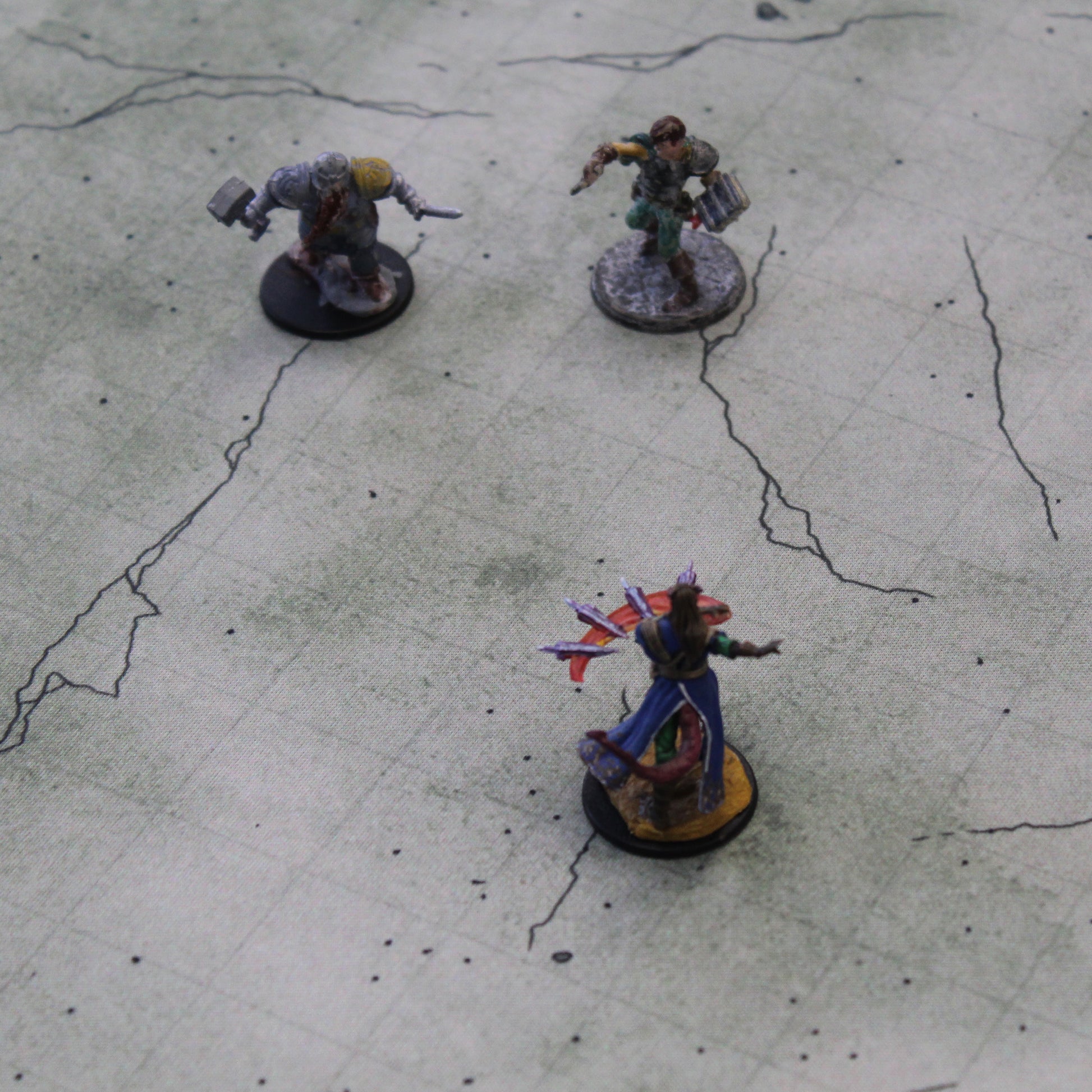 Cloth RPG Battle Map - Open Cave Floor
