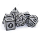 Oracle's Flame White Polymer Dice Set