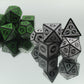 Oracle's Flame White Polymer Dice Set