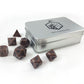 Metal Primordial Copper Dice Set with Box