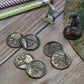 Undead Token Pack, Zombies and Skeletons, on a Gaming Table