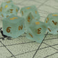 seaglass ocean inspired dice sets