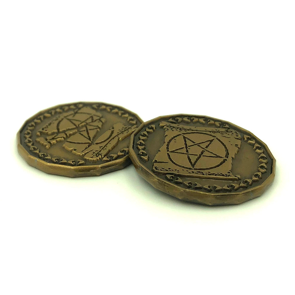 Warlock Class Token - Front and Back