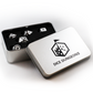 Metal Imperial White Dice Set with Display Box