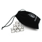 Metal Imperial White d6 Dice Set